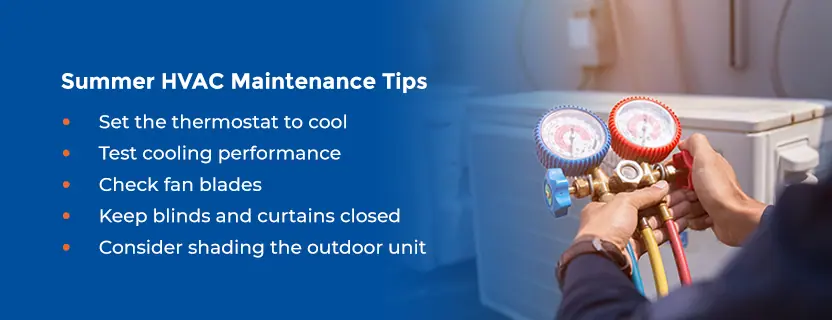 Summer HVAC Maintenance Tips