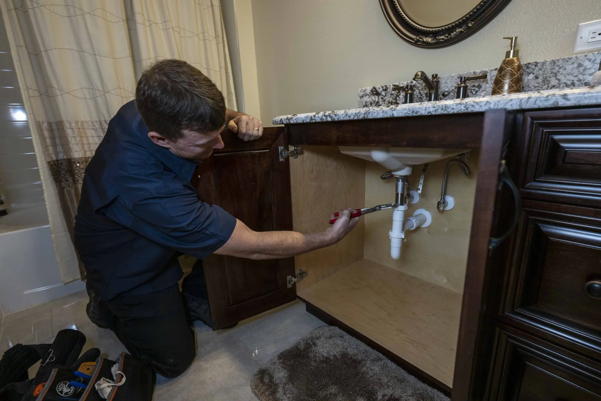 Plumbing Service under sink